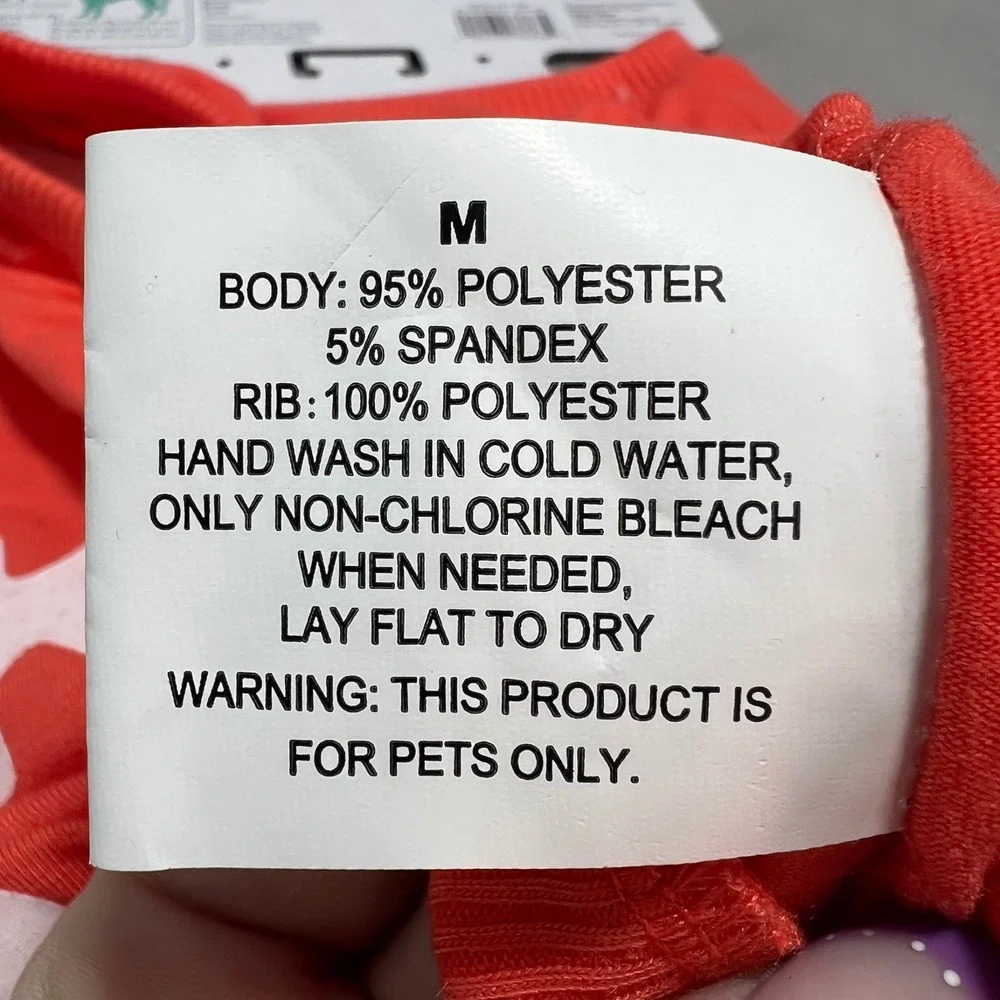 Boots & Barkley Pet Tank Top Bright Orange Snack Bandit Graphic Dog Shirt Medium